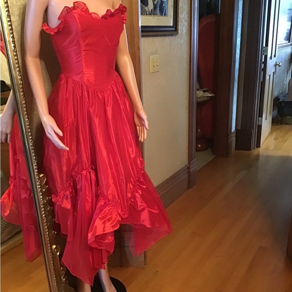 Precious Moments Dresses & Skirts - Precious Moment ( Rare Find ) Red Evening gown. Vintage likely the 80s NWOT